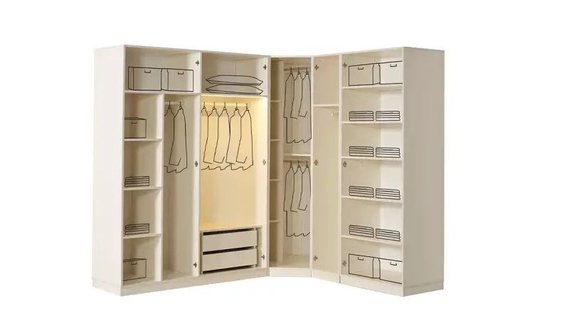 Rozalin Modern Giyinme Dolabı - 2