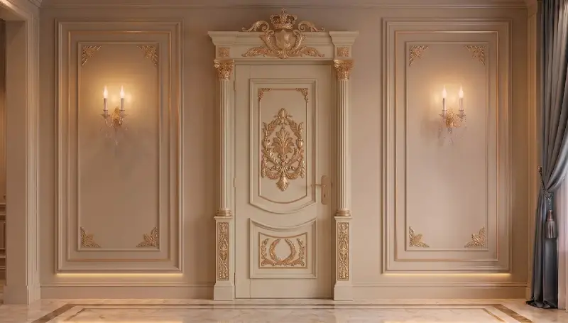 Seyir Klasik Taçlı Dekoratif Kapı - 4