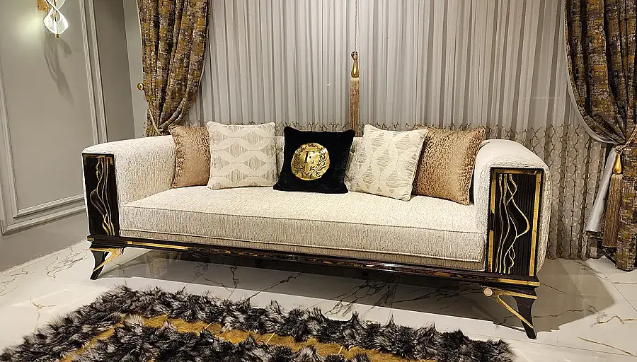 Sirius Siyah Lüks Salon Takımı (Hemen Teslim ) - 2