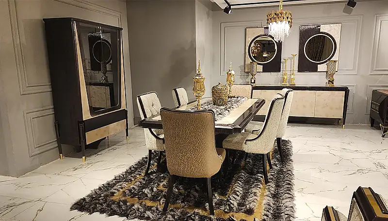 Sirius Siyah Lüks Salon Takımı (Hemen Teslim ) - 6