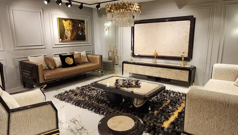 Sirius Siyah Lüks Salon Takımı (Hemen Teslim ) 