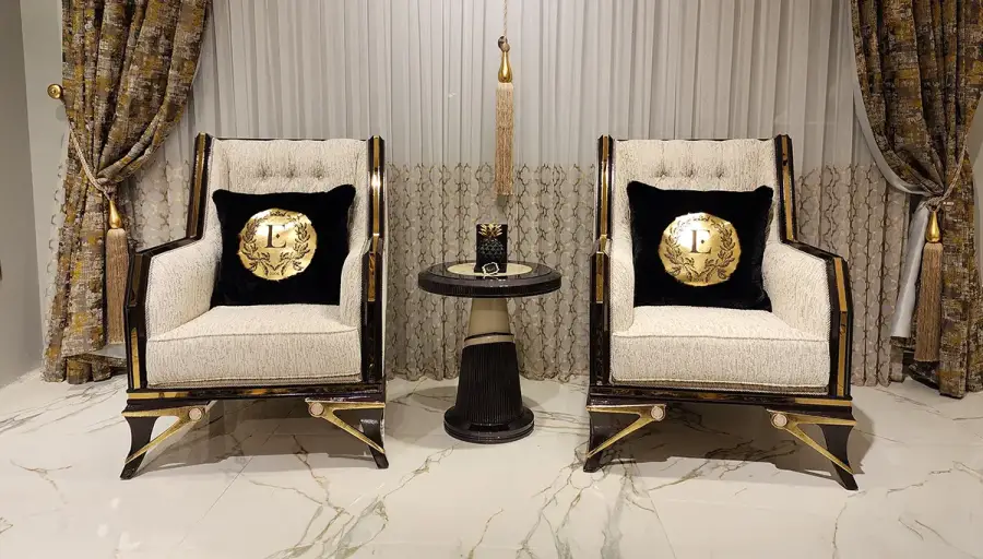 Sirius Siyah Lüks Salon Takımı (Hemen Teslim ) - 3