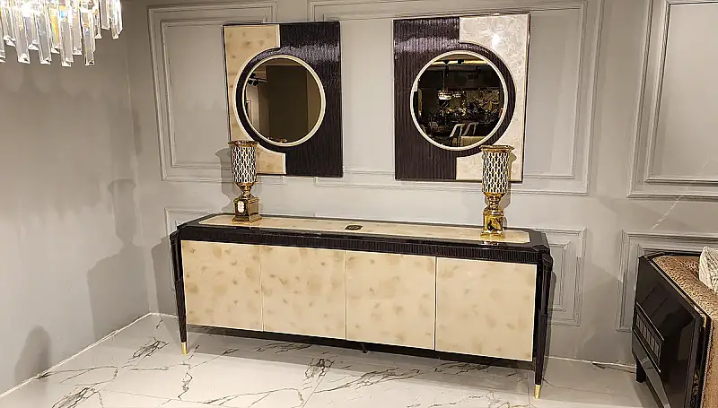 Sirius Siyah Lüks Yemek Odası - 2