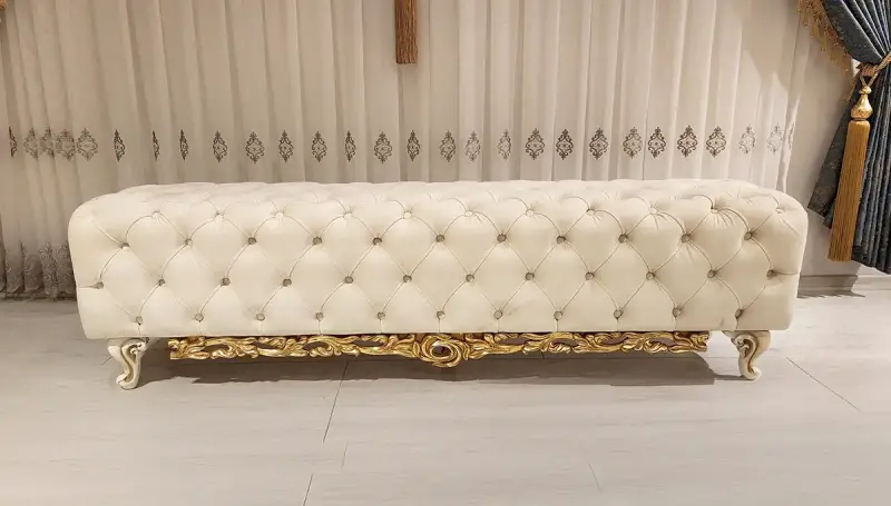 Tempo Beyaz Chester Bench (Hemen Teslim) - 1