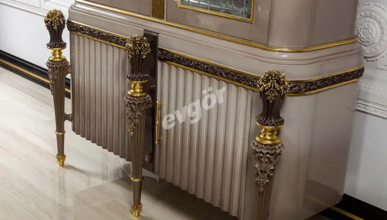 Truva Krem Lüks Yemek Odası - 8