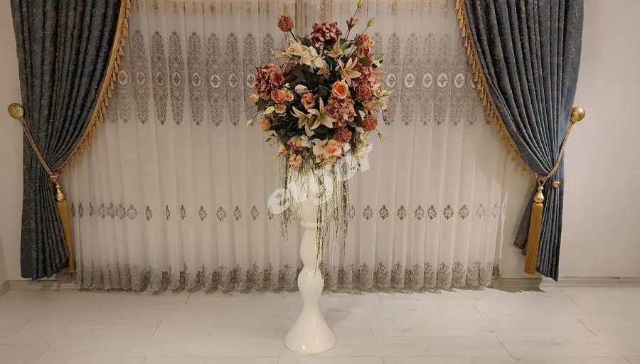 Verda Beyaz Saksılı Çiçek (Hemen Teslim) - 1