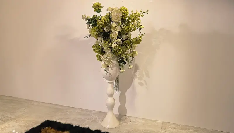 Verde Beyaz Saksılı Çiçek (Hemen Teslim) - 2