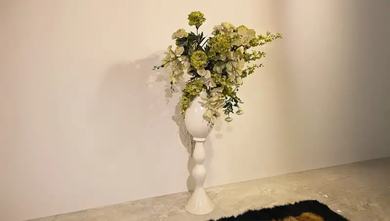 Verde Beyaz Saksılı Çiçek (Hemen Teslim) - 3