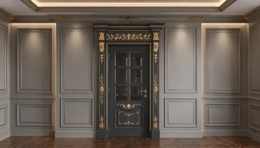 Vuslat Klasik Taçlı Dekoratif Kapı - 2