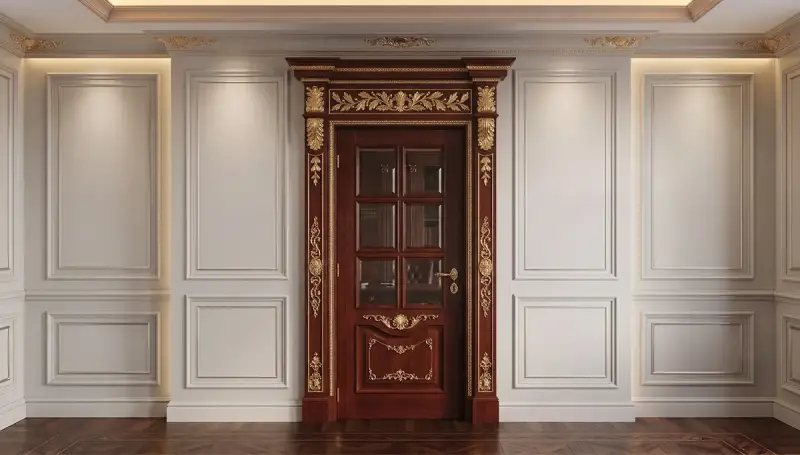 Vuslat Klasik Taçlı Dekoratif Kapı 