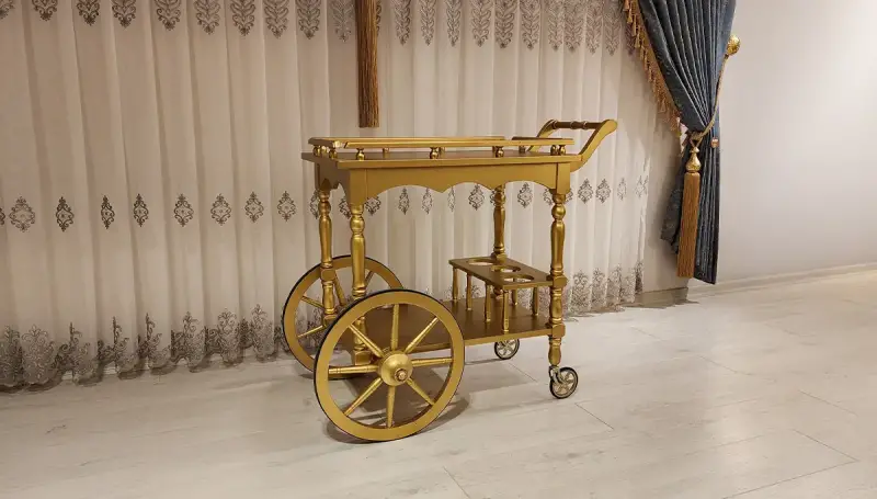 Zeus Gold Servis Sehpası (Hemen Teslim) - 1