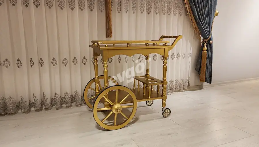 Zeus Gold Servis Sehpası (Hemen Teslim) - 1