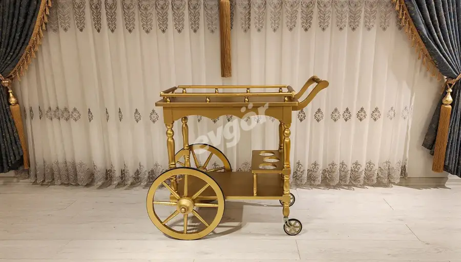 Zeus Gold Servis Sehpası (Hemen Teslim) - 2