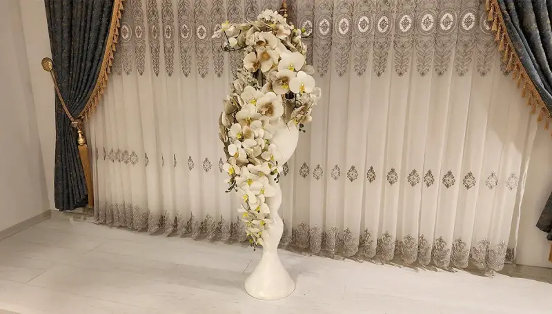 Zuria Beyaz Saksılı Çiçek (Hemen Teslim) - 2