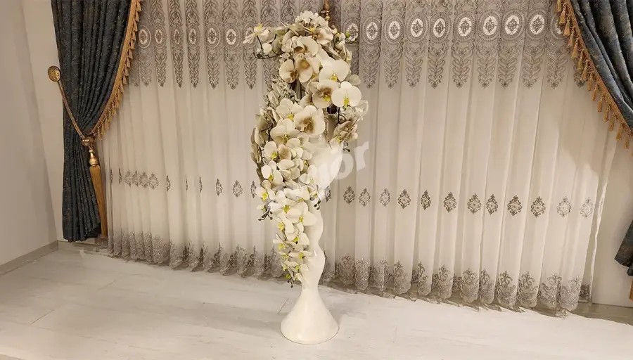 Zuria Beyaz Saksılı Çiçek (Hemen Teslim) - 2