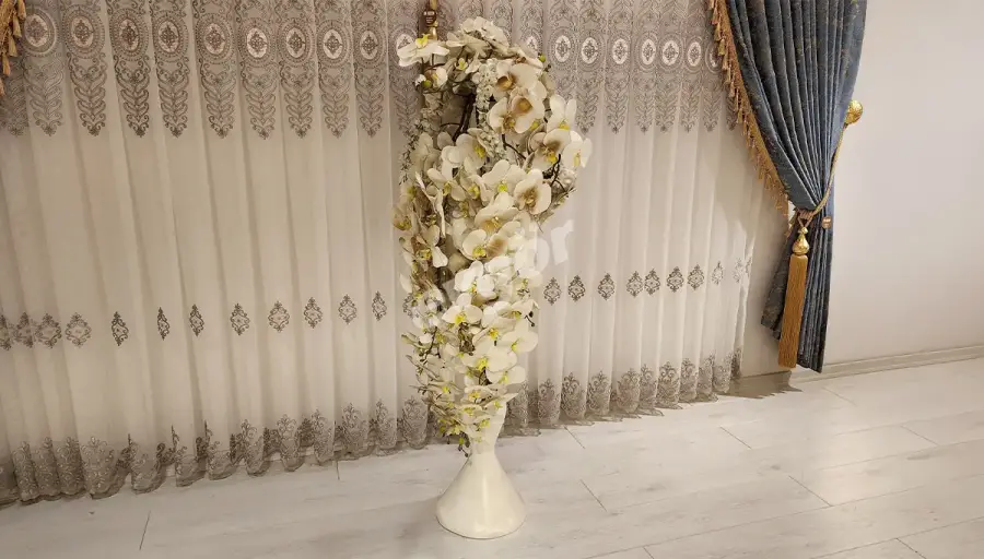 Zuria Beyaz Saksılı Çiçek (Hemen Teslim) - 3