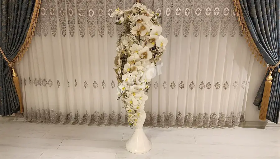 Zuria Beyaz Saksılı Çiçek (Hemen Teslim) - 1