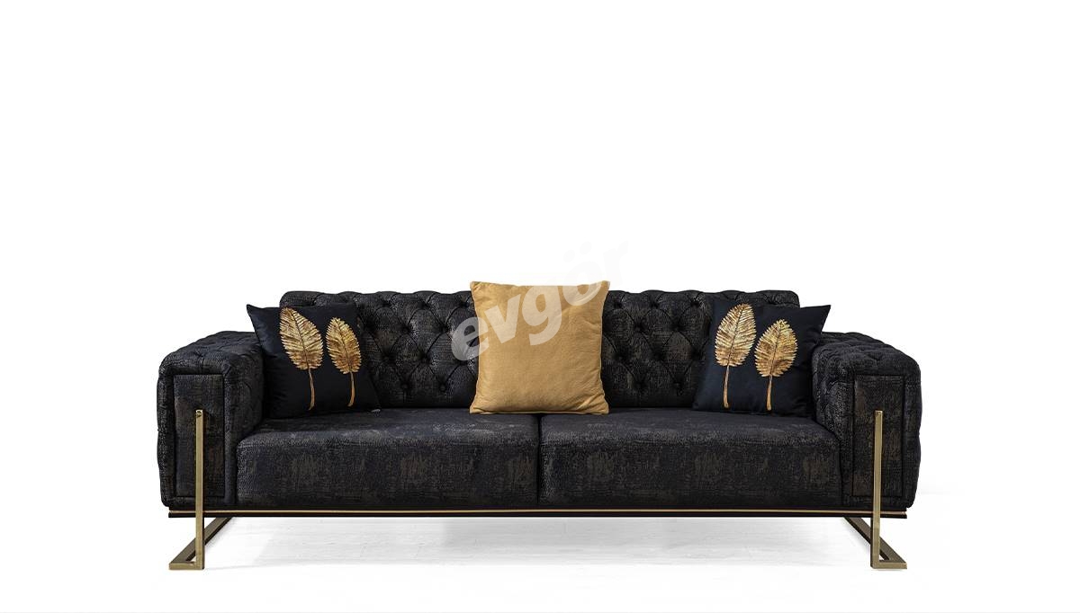 Vales Altin Metal Sofa Set