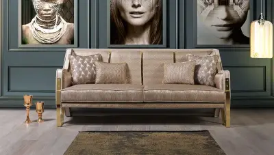 Valisa Lüks Üçlü Koltuk