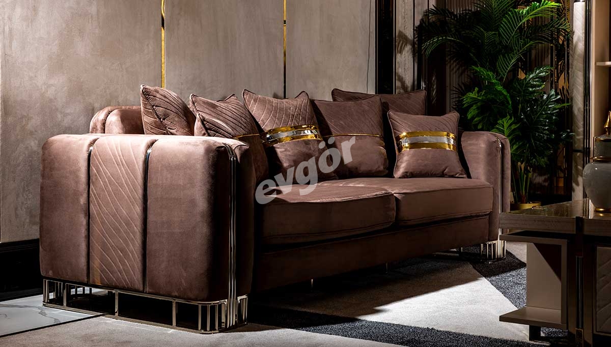 Vegas Luxury Sofa Set - Thumbnail