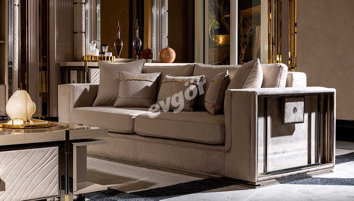 Vegas Luxury Sofa Set - Thumbnail