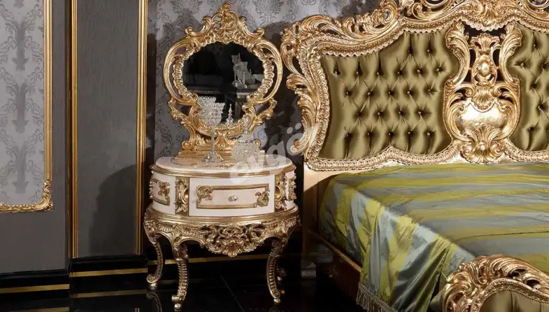 Veliaht Klasik Komodin + Ayna - 1