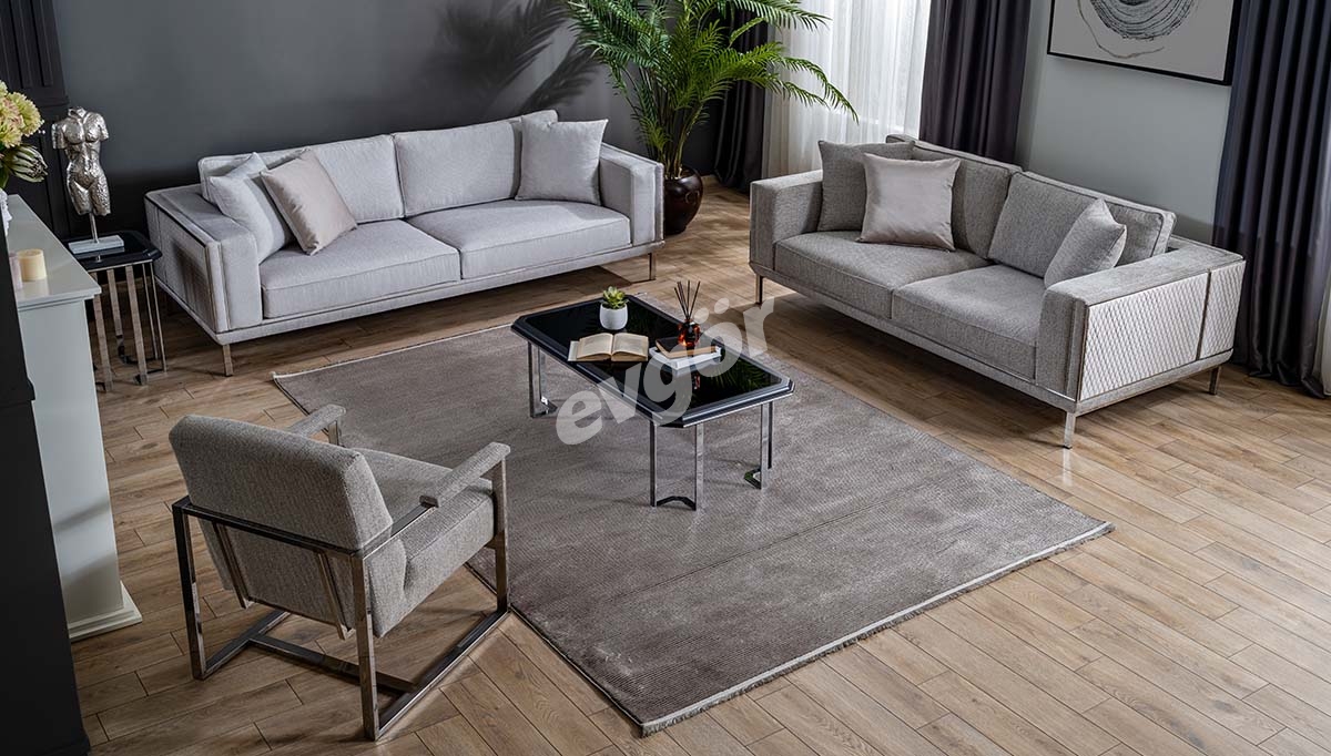 Vicenta Metal Sofa Set