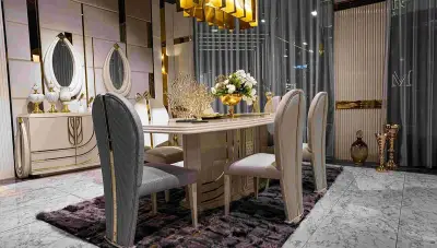 Vitello Luxury Dining Room - Thumbnail