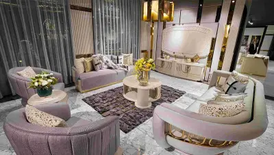 Vitello Luxury Sofa Set - Thumbnail