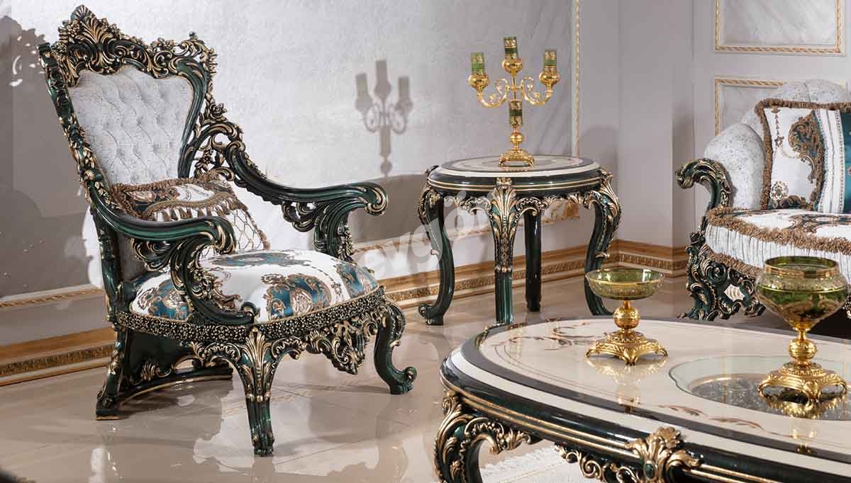 Viyola Yeşil Klasik Tekli Koltuk - 2