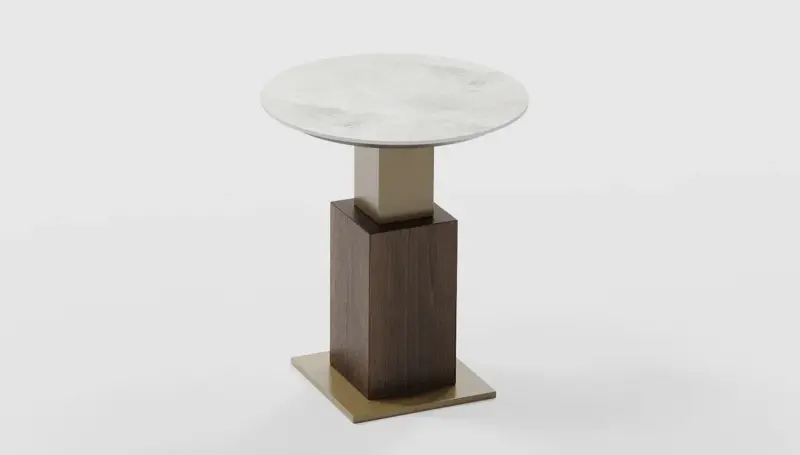 West Seramik Yuvarlak Yan Sehpa - 2