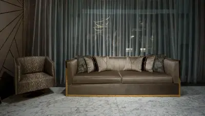 Zelanda Luxury Sofa Set - Thumbnail