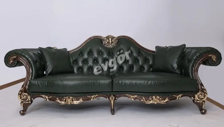 Zümrüt Klasik Üçlü Koltuk - 1